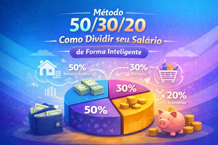 Método 50/30/20: Como Dividir seu Salário de Forma Inteligente